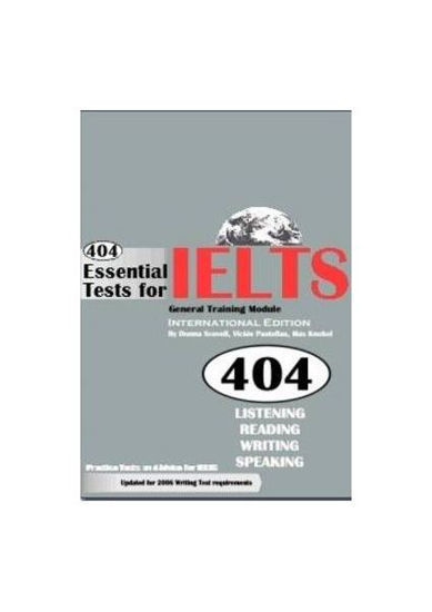 Picture of 404 Essential Tests For IELTS – General Training Module (Book only)