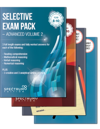 Picture of Victorian Selective School Exam Pack for Years 9/10: The Ultimate Selective Schools Preparation Bundle