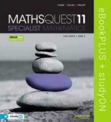 Picture of Maths Quest 11 Specialist Mathematics VCE Units 1 and 2 eBookPLUS + studyON