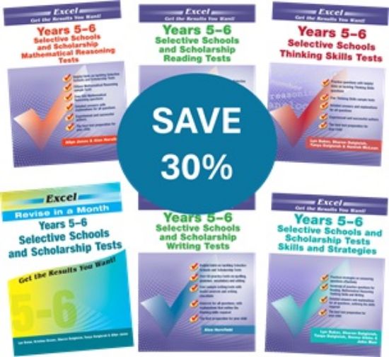 Picture of Excel Selective Schools and Scholarship Tests Years 5-6  Value Pack 2