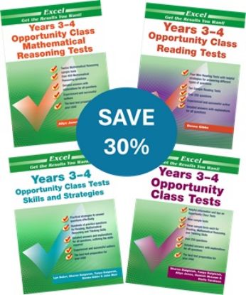 Picture of Excel Opportunity Class  Tests Years 3–4 Value Pack 3