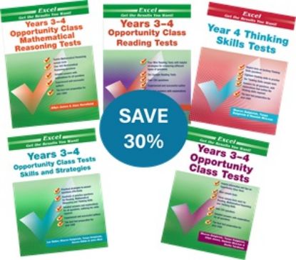 Picture of Excel Opportunity Class  Tests Years 3–4 Value Pack 5