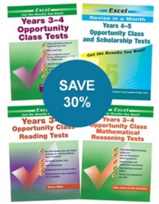 Picture of Excel Opportunity Class  Tests Years 3–4 Value Pack 4