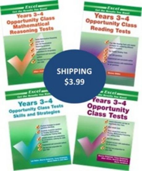 Picture of Excel Opportunity Class  Tests Years 3–4 Value Pack 3