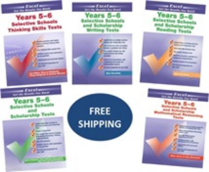 Picture of Excel Selective Schools and Scholarship Tests Years 5-6  Value Pack 1
