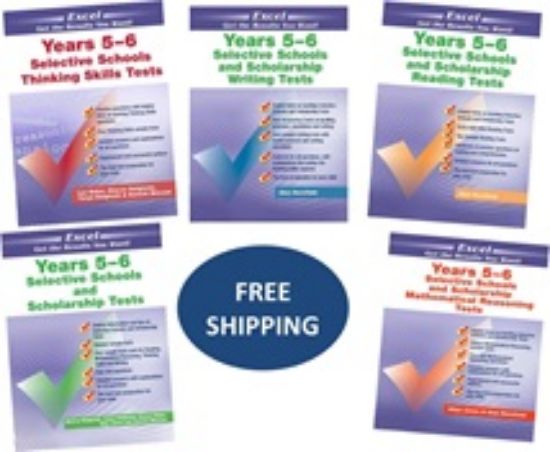 Picture of Excel Selective Schools and Scholarship Tests Years 5-6  Value Pack 1