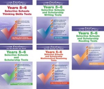 Picture of Excel Selective Schools and Scholarship Tests Years 5-6  Value Pack 1